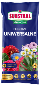 Gotowe podłoże Substral Osmocote uniwersalne 20 l >>> 3 w 1 wzmacnia kwitnienie i wybarwienie 