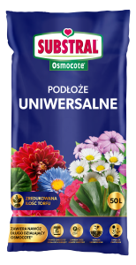 Gotowe podłoże Substral Osmocote uniwersalne 50 l >>> 3 w 1 wzmacnia kwitnienie i wybarwienie 