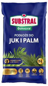 Gotowe podłoże Substral Osmocote do Jukki i Palm 5 l >>> 3 w 1 torf + nawóz + drenaż 