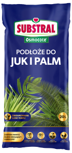 Gotowe podłoże Substral Osmocote do Jukki i Palm 20 l >>> 3 w 1 torf + nawóz + drenaż 