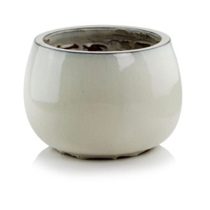 Kremowa donica ceramiczna mrozoodporna 47 cm Polnix Glazed 28.040