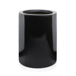 Czarna donica Fiber Cylinder 50 cm 95.050 || włókno szklane fiberglass