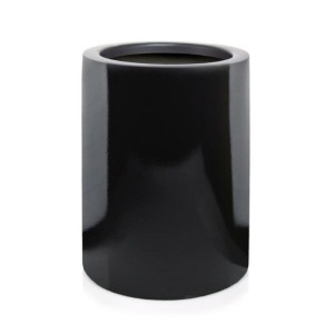 Czarna donica Fiber Cylinder 50 cm 95.050 || włókno szklane fiberglass