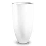 Biała donica Fiber cygaro 100 cm z wewnętrzną półką 95.001 || włókno szklane fiberglass