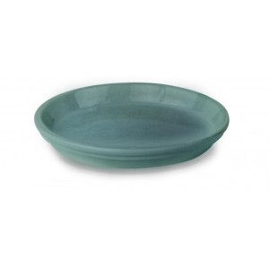 Turkusowa ceramiczna podstawka pod doniczkę podstawek Polnix Glazed 36 cm