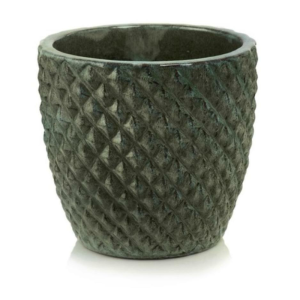 Ciemno zielona donica ceramiczna mrozoodporna 47 cm Polnix Glazed 28.057