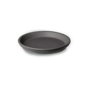 Grafitowa ceramiczna podstawka pod doniczkę podstawek Polnix Glazed 32 cm