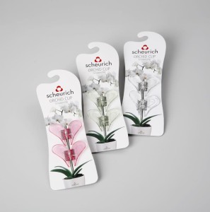 Klipsy do storczyków Scheurich Orchid Clips przezroczyste 2 sztuki