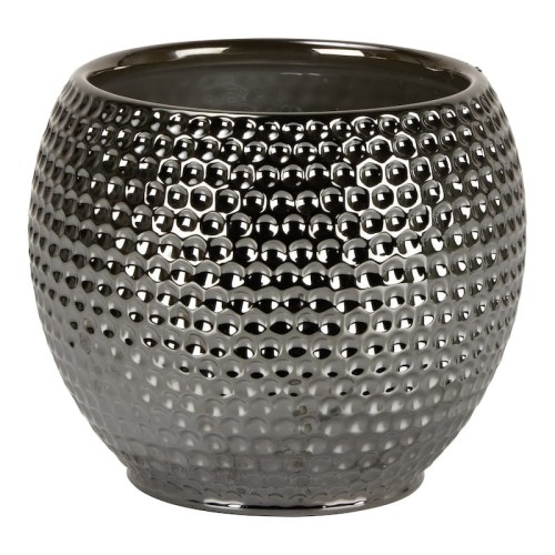 Metaliczna osłonka na doniczkę kula ceramiczna Scheurich.jpg