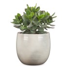Osłonka na doniczkę 765 szara 15 Scheurich Glazing White