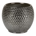Metaliczna osłonka na doniczkę kula ceramiczna Scheurich.jpg