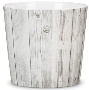 Osłonka na doniczkę 870 deski 21 Scheurich White Timber