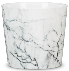 Marmurkowa osłonka na doniczkę 870 Scheurich Cool Marble 15