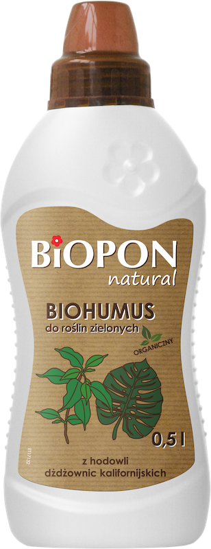 naturalny nawóz do roślin zielonych biopon biohumus