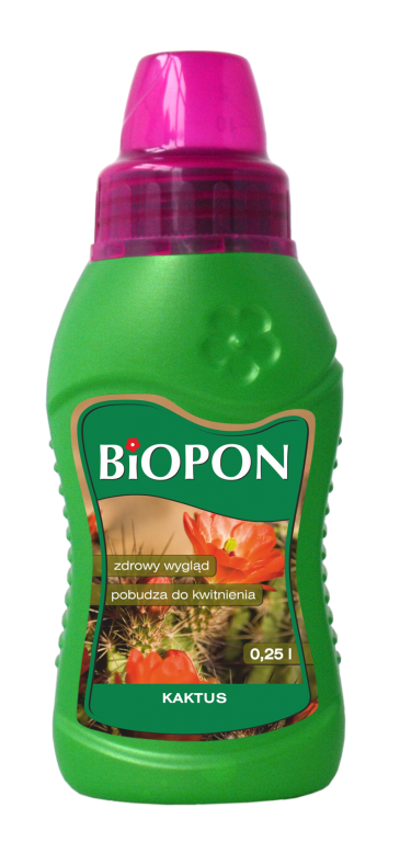 nawóz mineralny do kaktusów i sukulentów w żelu Biopon 250ml