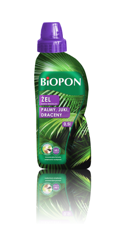 nawóz do palm, dracen, juki, roślin tropikalnych 500ml w żelu