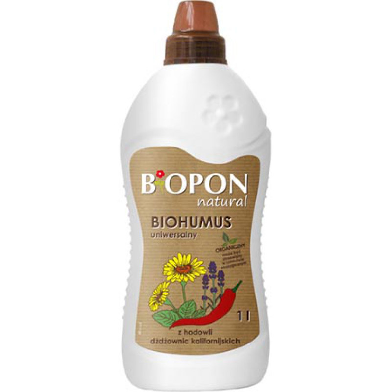 naturalny nawóz uniwersalny biopon biohumus 1l